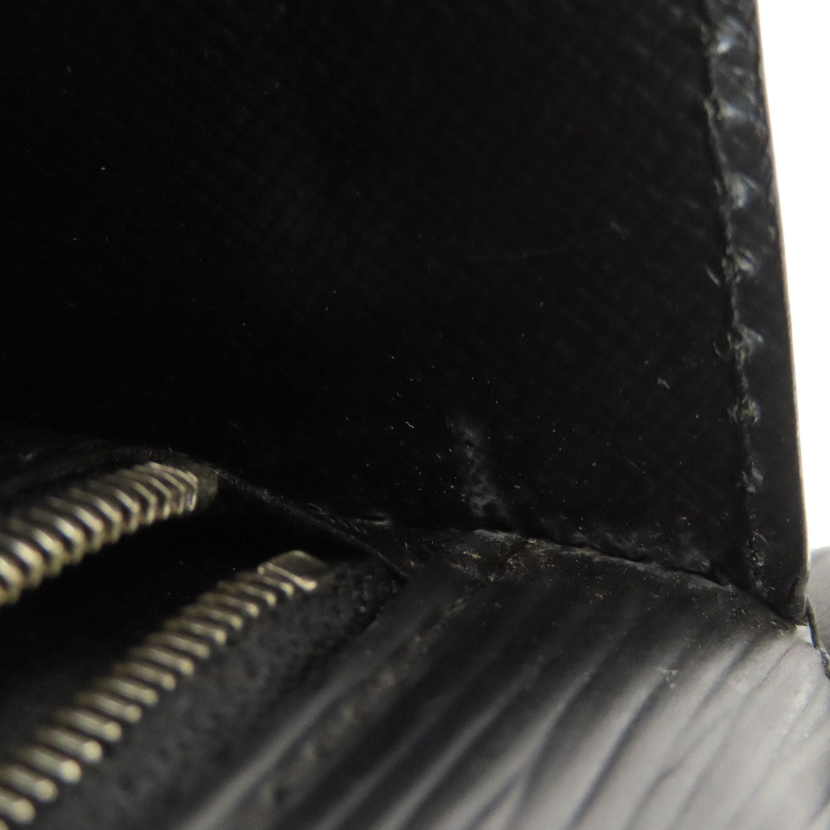 LOUIS VUITTON business bag M52762 Epi black Pochette Serie Dragonne