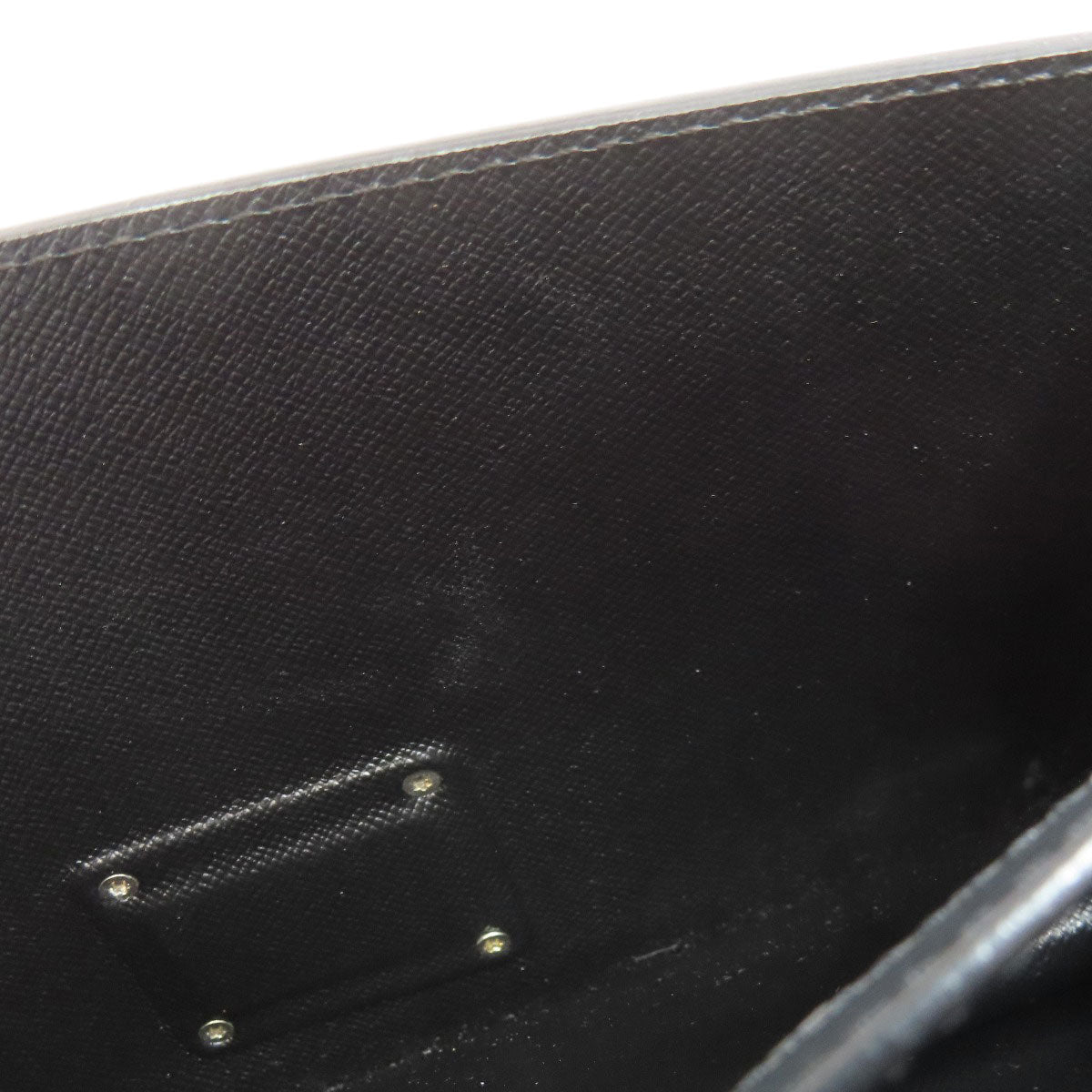 LOUIS VUITTON business bag M52762 Epi black Pochette Serie Dragonne