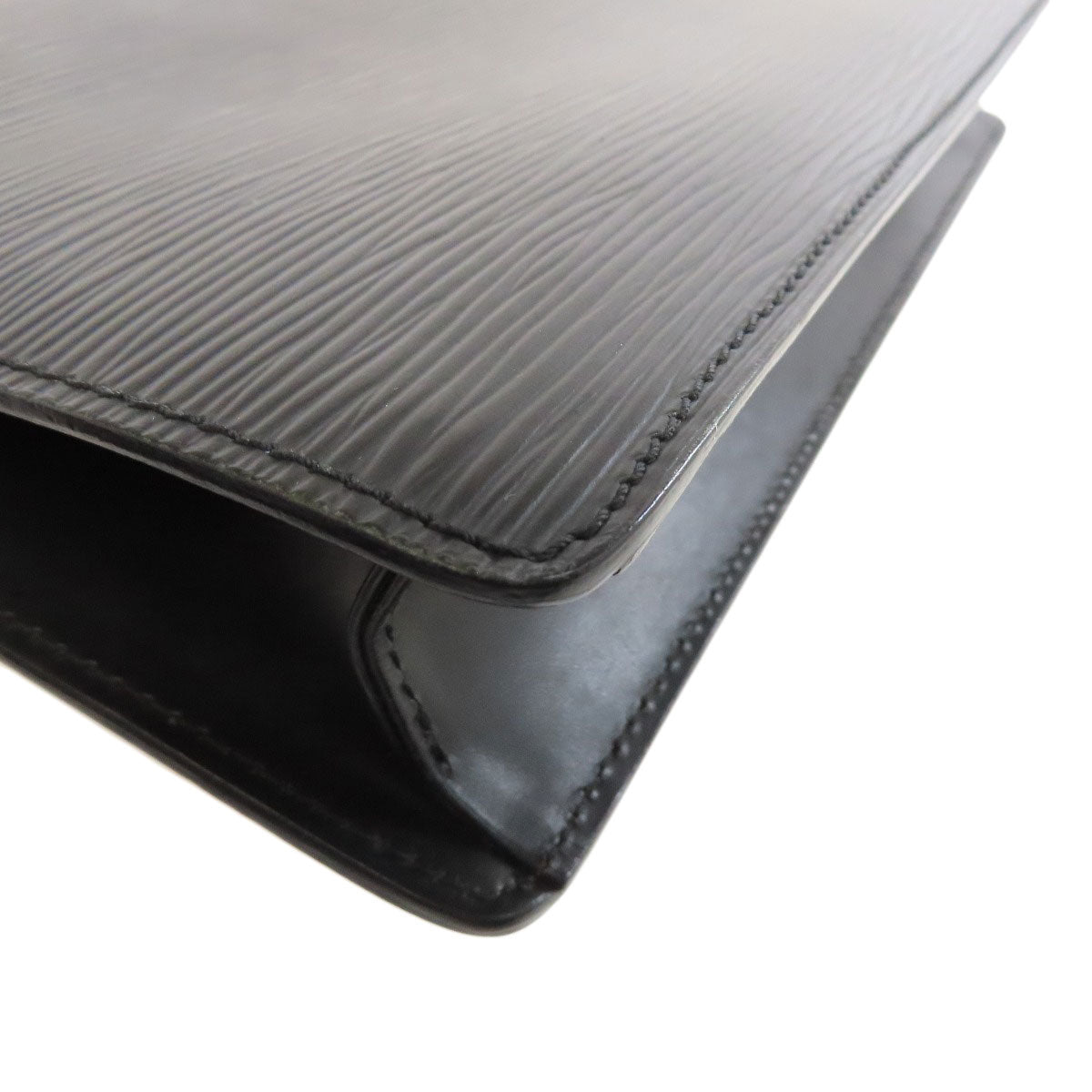 LOUIS VUITTON business bag M52762 Epi black Pochette Serie Dragonne