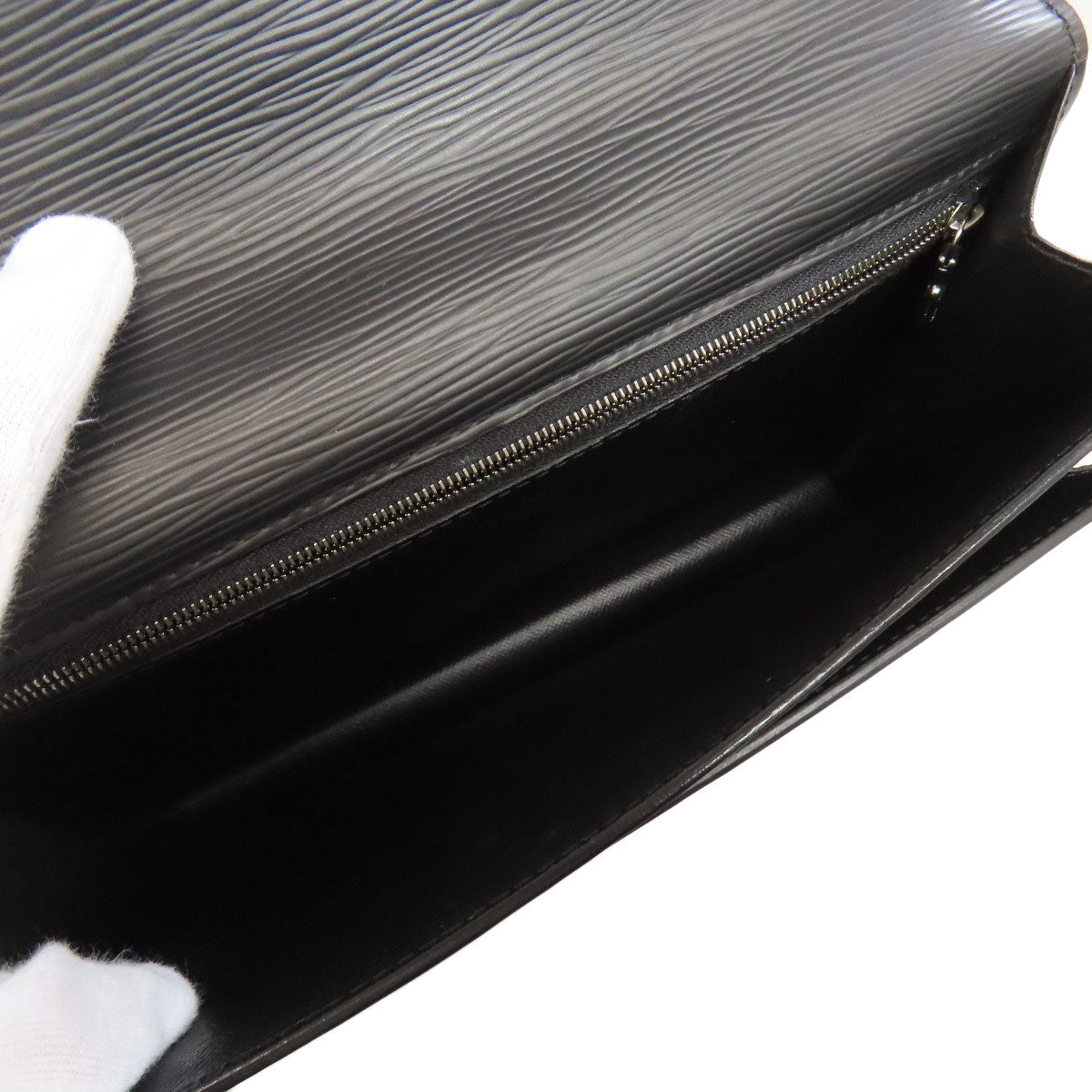 LOUIS VUITTON business bag M52762 Epi black Pochette Serie Dragonne
