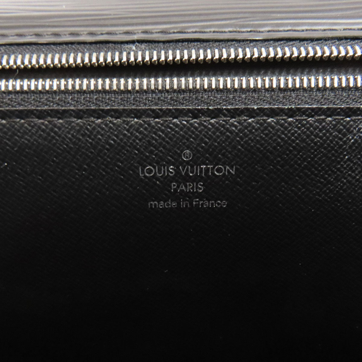 LOUIS VUITTON business bag M52762 Epi black Pochette Serie Dragonne