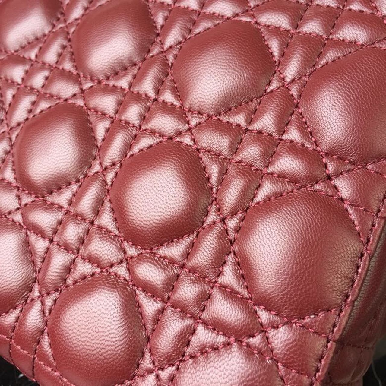 Top Quality Small Lady Bag Silver Hardware Burgundy For Women 8in/20cm CD