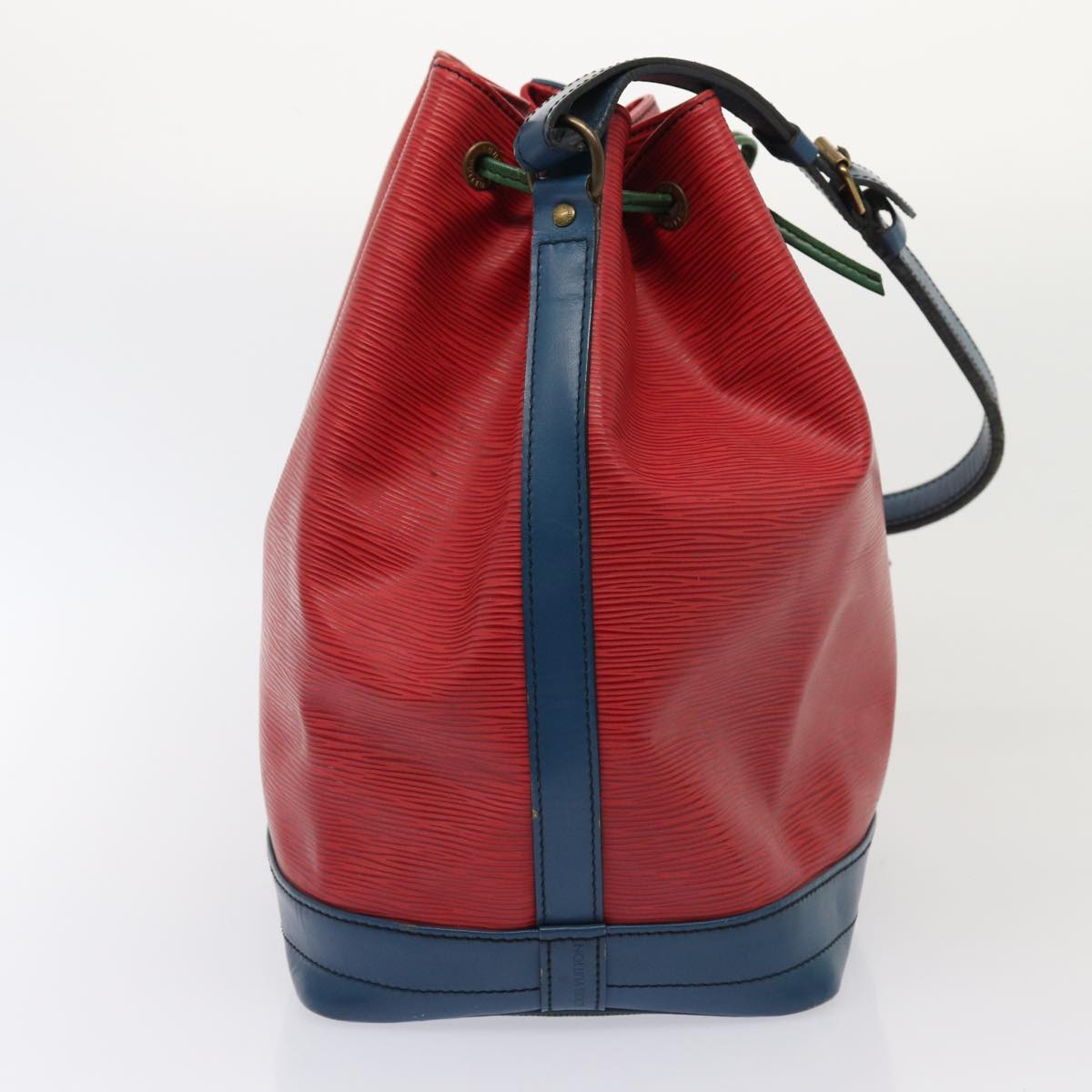 LOUIS VUITTON Epi Toriko Color Noe ShoulderBag Red Blue Green M44084 Auth 76182