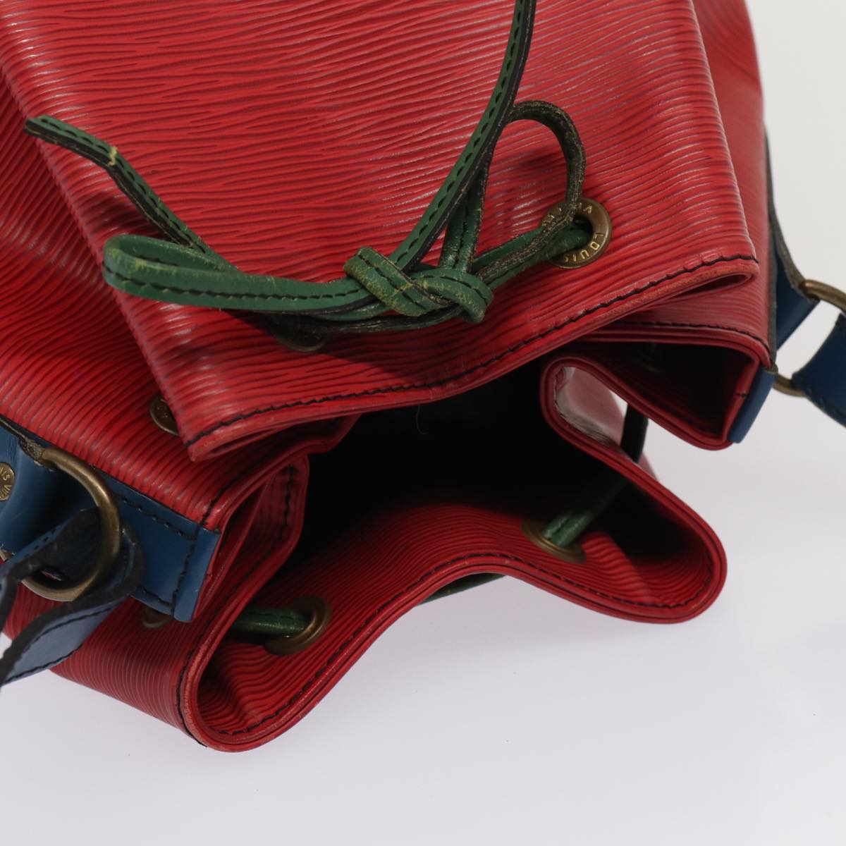 LOUIS VUITTON Epi Toriko Color Noe ShoulderBag Red Blue Green M44084 Auth 76182