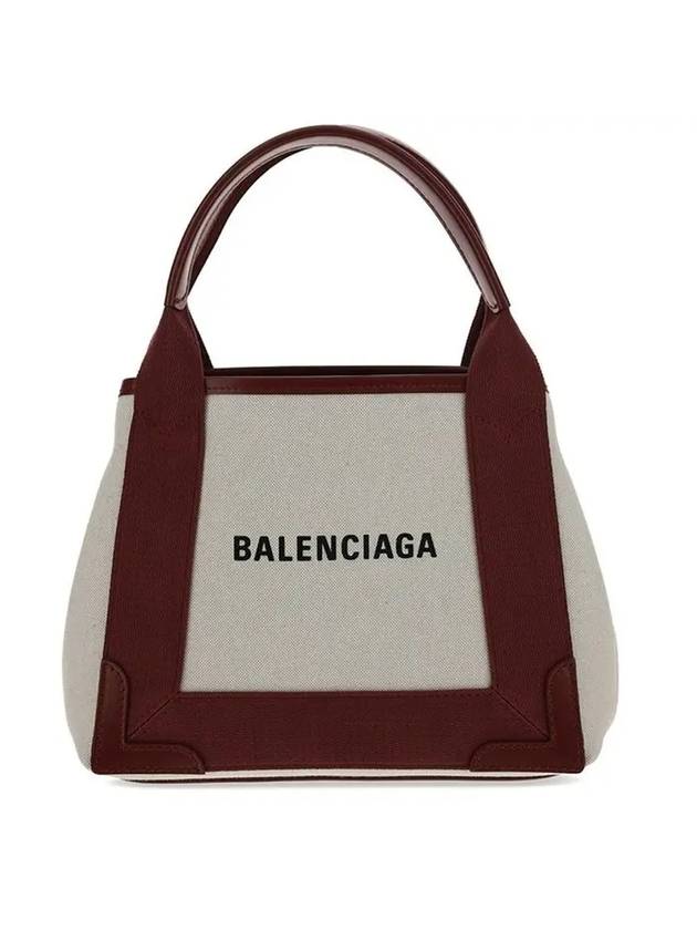 Luxury Balenciaga Trending 2025 Cabas XS Tote Bag Burgundy