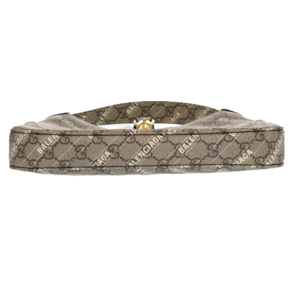 GUCCI Handbag 636706 polyester beige x Balenciaga Jackie