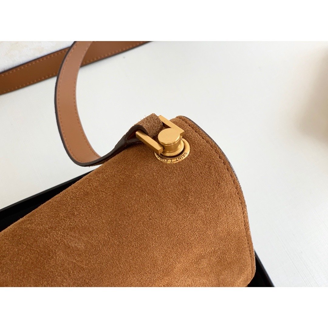 Top Quality Le Carre Satchel Brown For Women 9in/23cm YSL