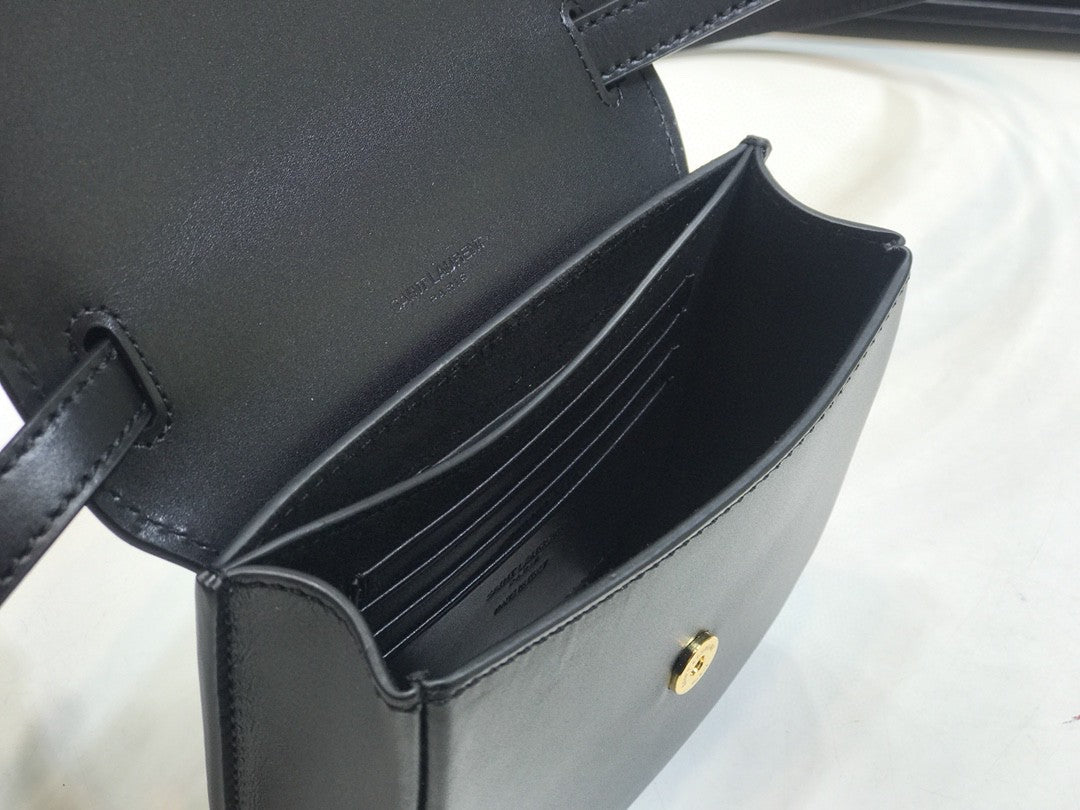 Top Quality Kaia Small Satchel Black For Women 7.2in/18.5cm YSL 619740BWR0W1000