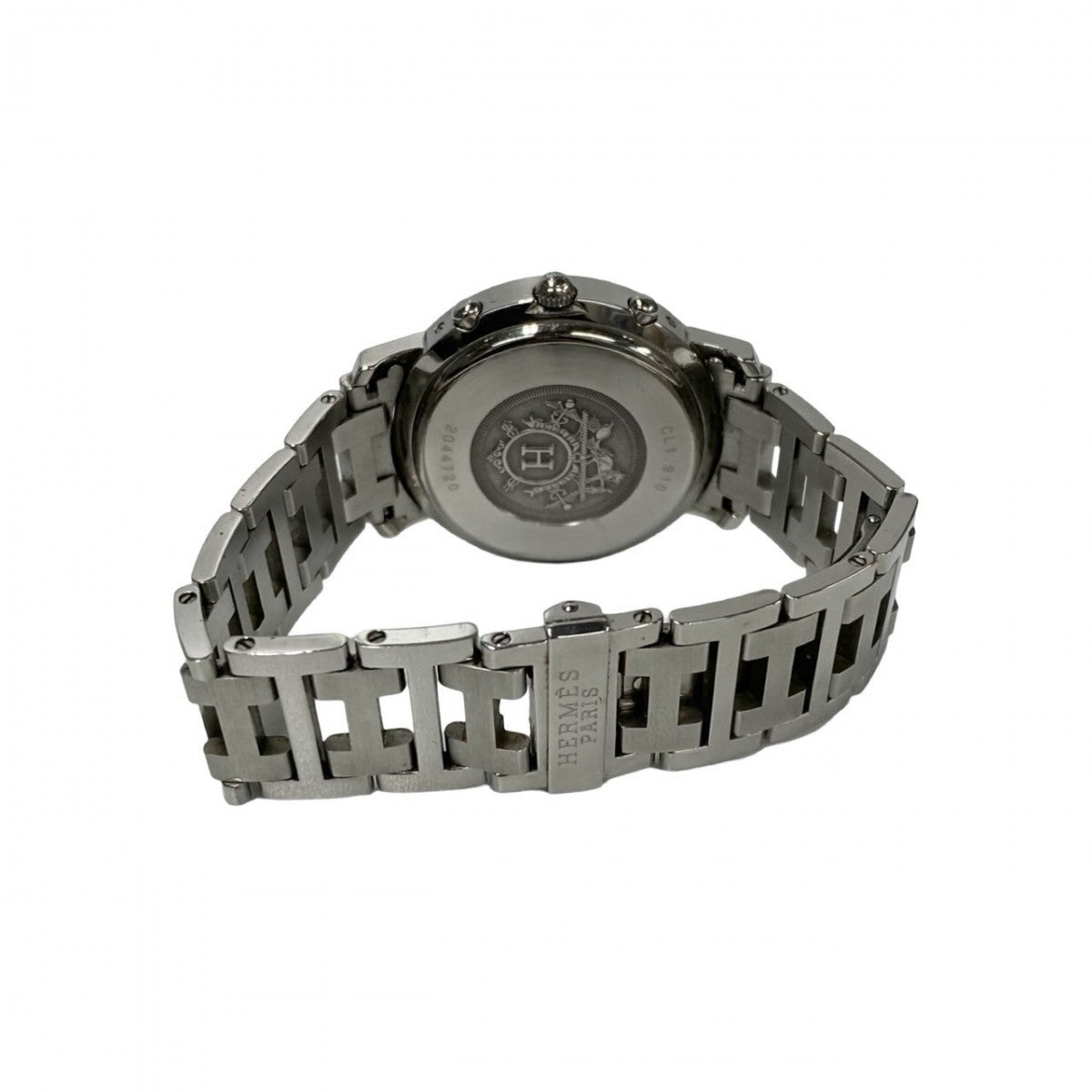 HERMES Watches Stainless steel Silver Clipper