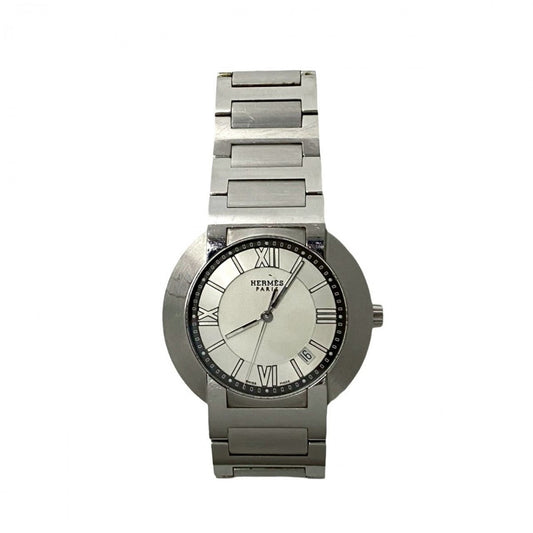 HERMES Watches Stainless steel Silver Nomad