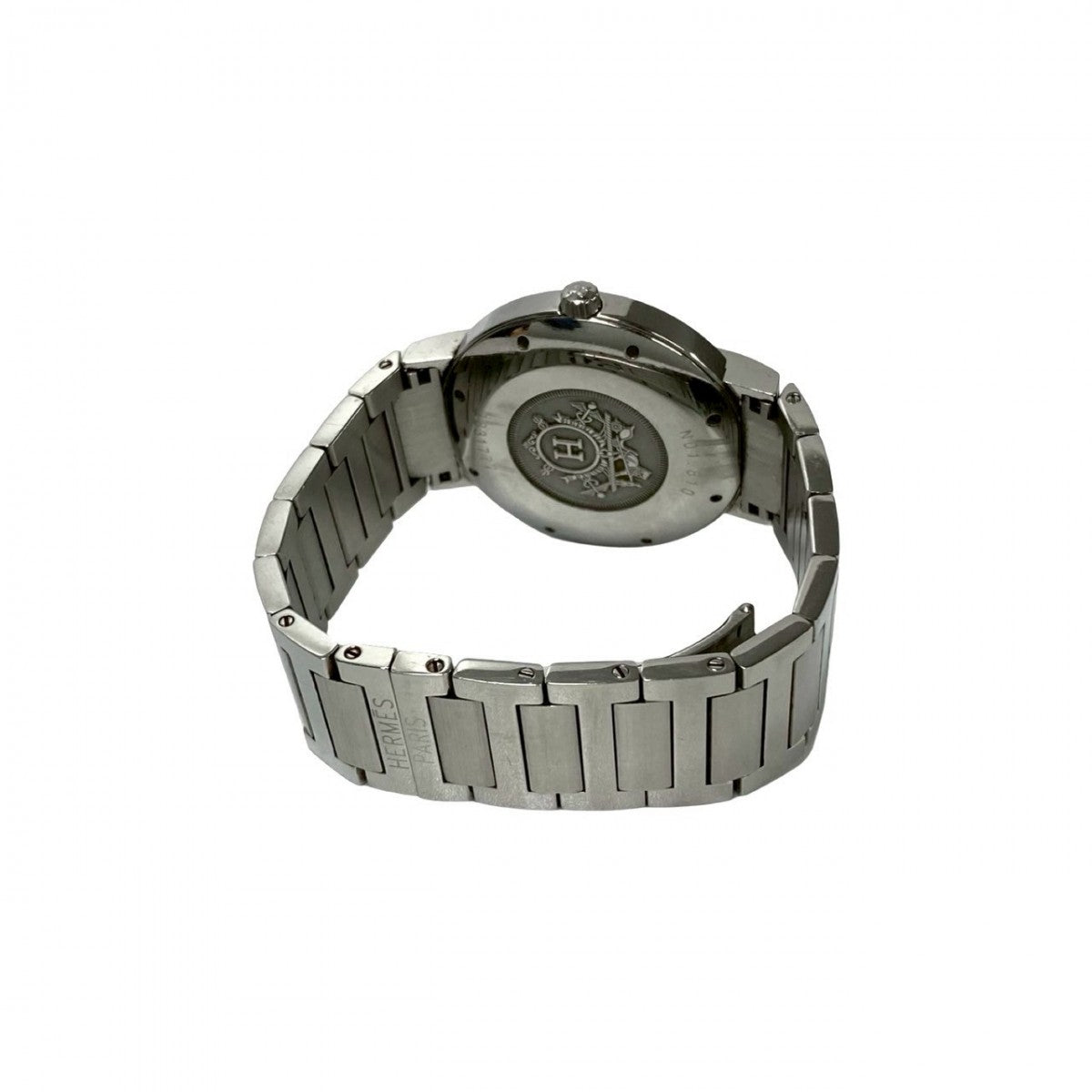 HERMES Watches Stainless steel Silver Nomad