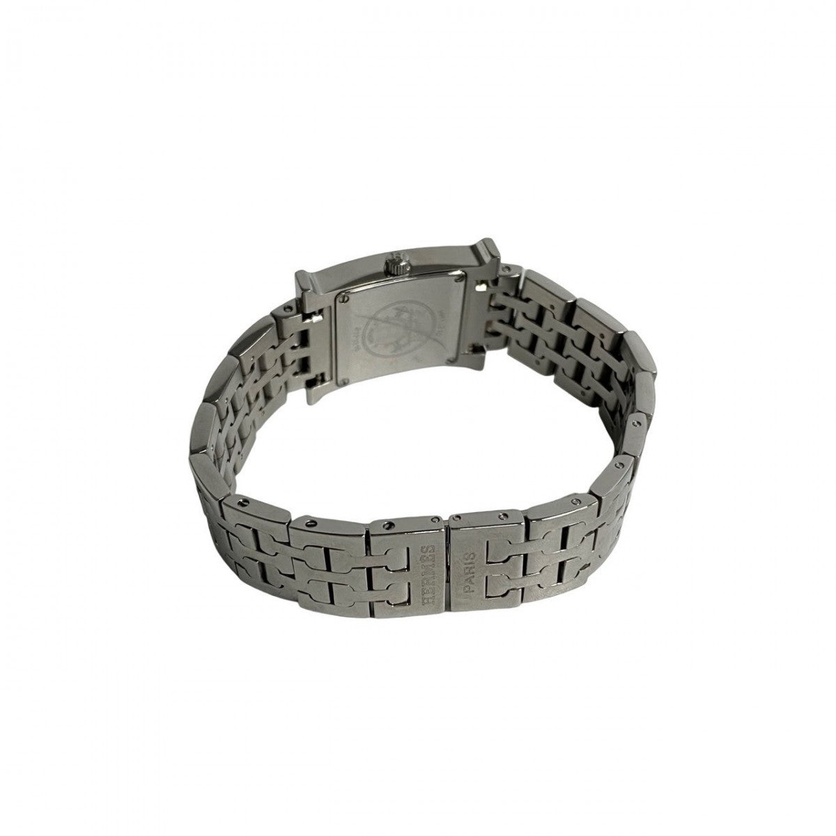 HERMES Watches Stainless Steel Silver H watch