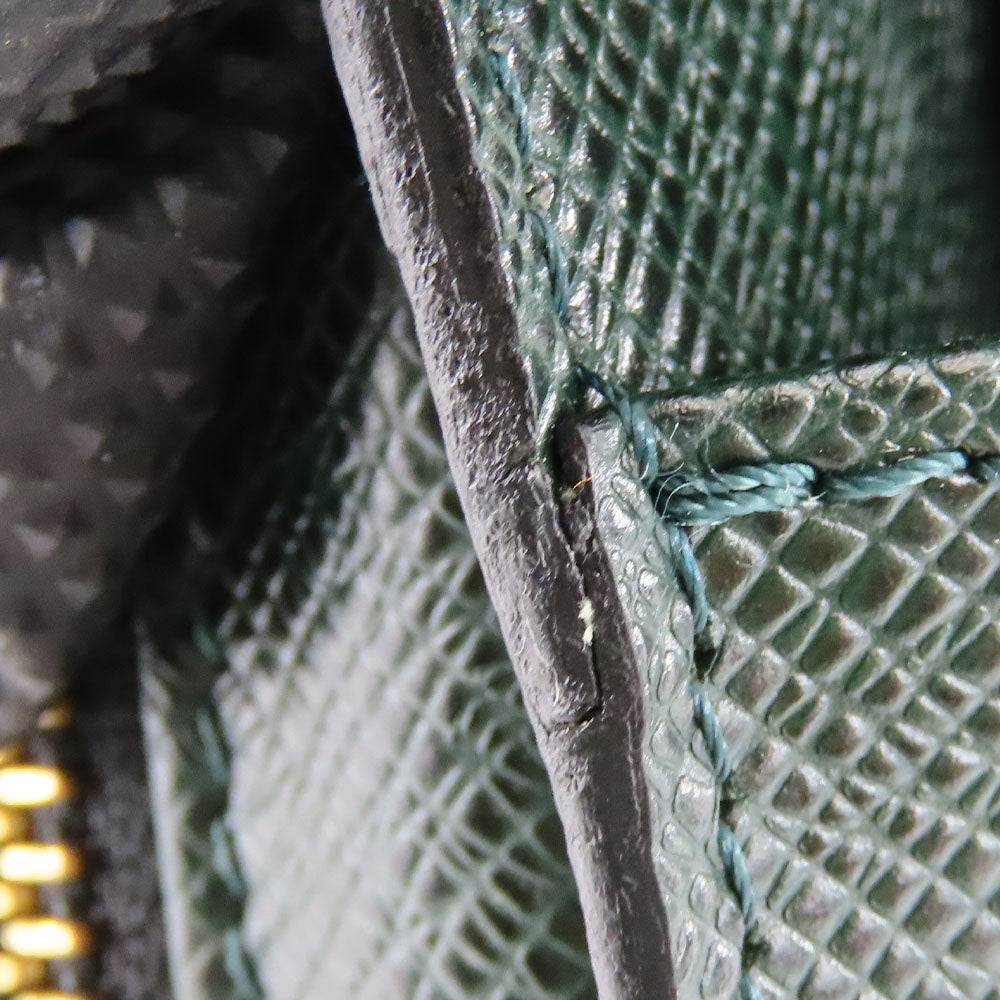 LOUIS VUITTON business bag M30184 Taiga green Baikal mens  d