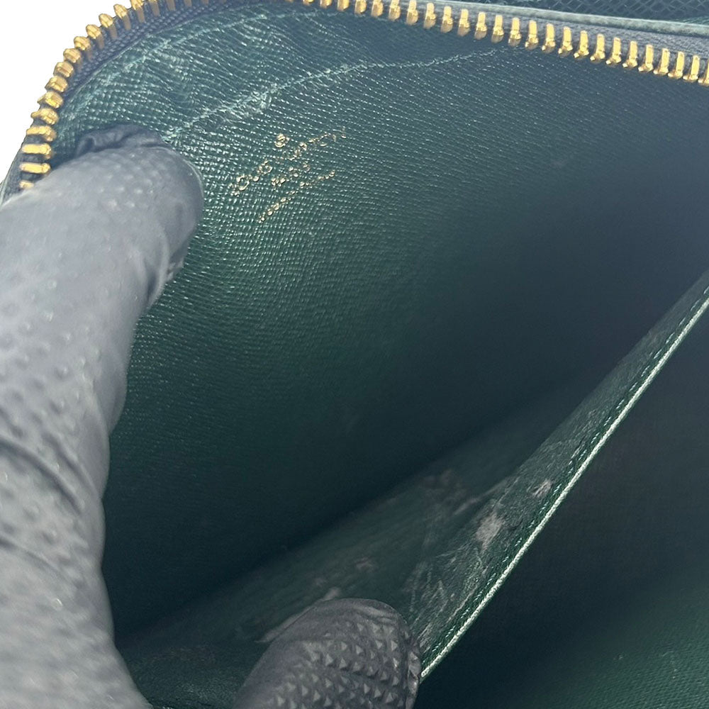 LOUIS VUITTON business bag M30184 Taiga green Baikal mens  d