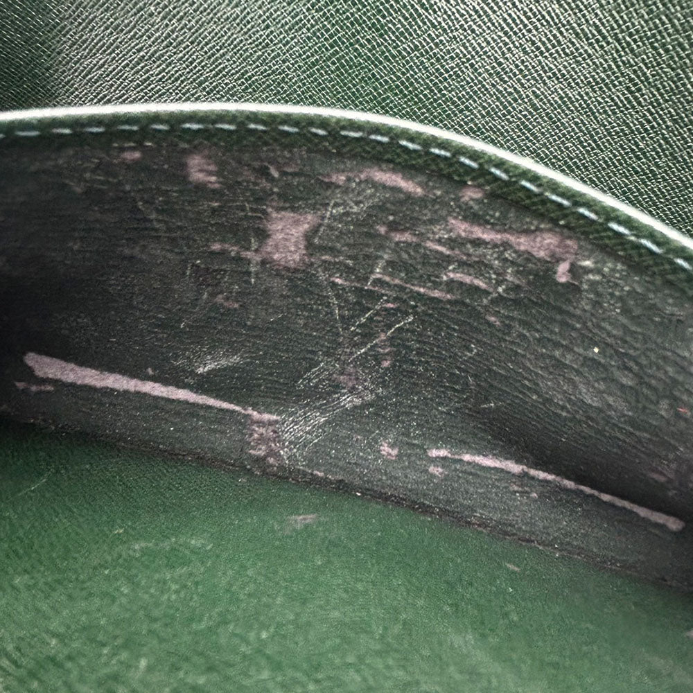 LOUIS VUITTON business bag M30184 Taiga green Baikal mens  d