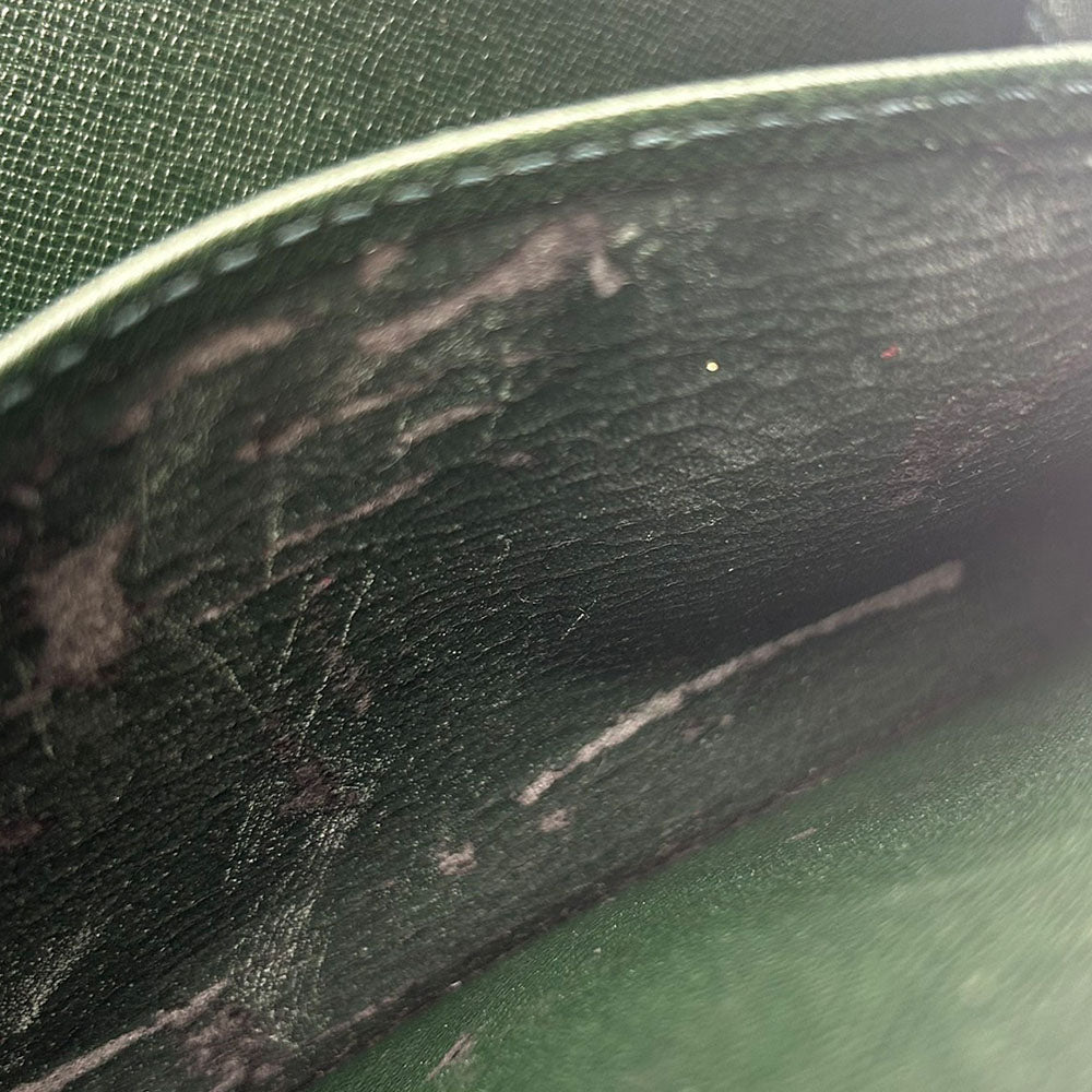 LOUIS VUITTON business bag M30184 Taiga green Baikal mens  d