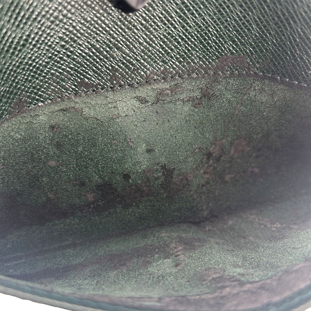 LOUIS VUITTON business bag M30184 Taiga green Baikal mens  d