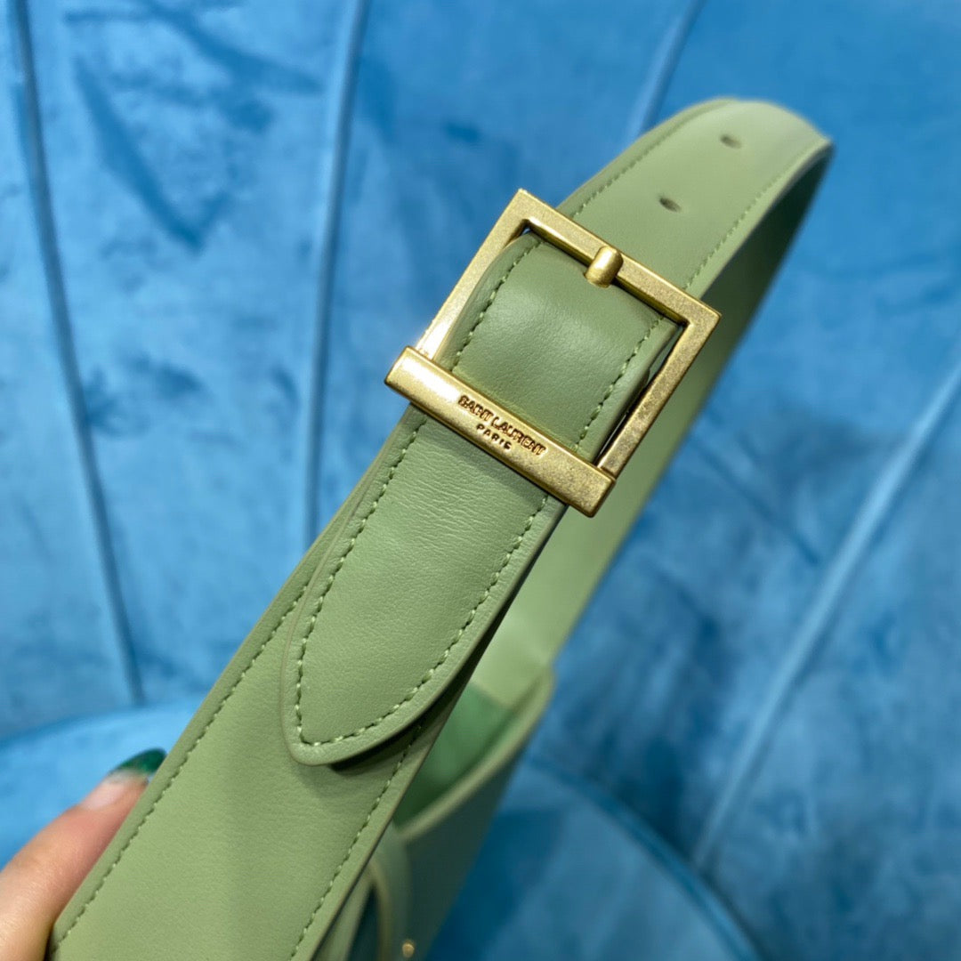 Top Quality Le 5 À 7 Hobo Bag In Smooth Light Green For Women 9in/23cm YSL 6572282R20W3316