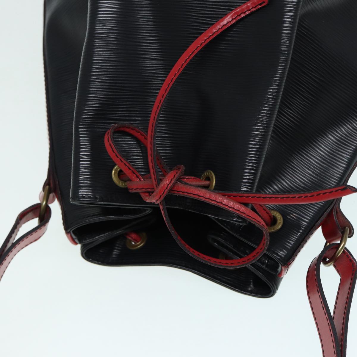 LOUIS VUITTON Epi Noe Shoulder Bag By color Black Red M44017 LV Auth 86550