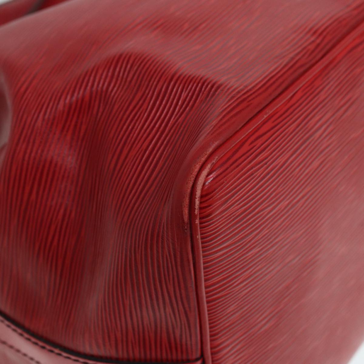 LOUIS VUITTON Epi Petit Noe Shoulder Bag Red M44107 LV Auth 86578