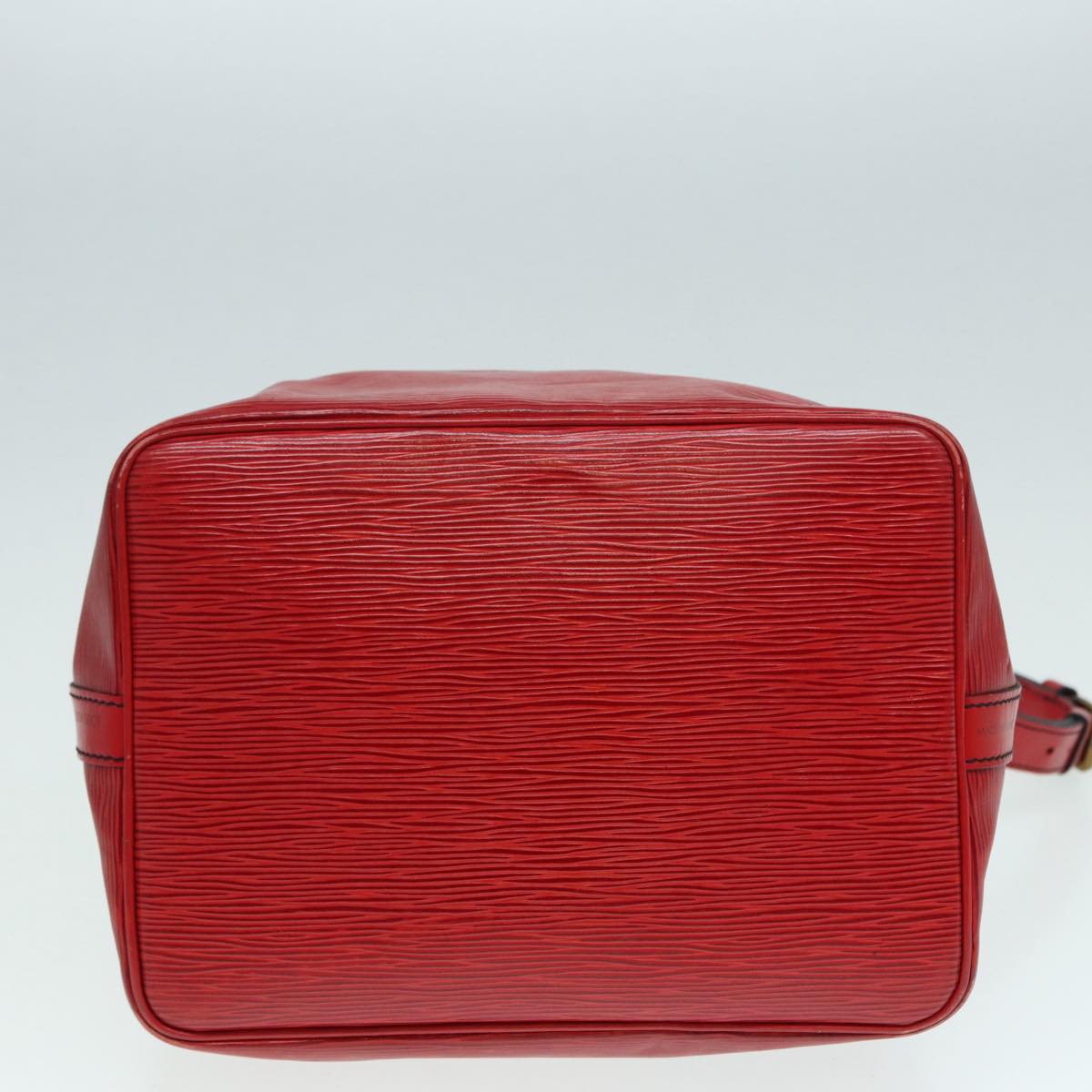 LOUIS VUITTON Epi Petit Noe Shoulder Bag Red M44107 LV Auth 86578