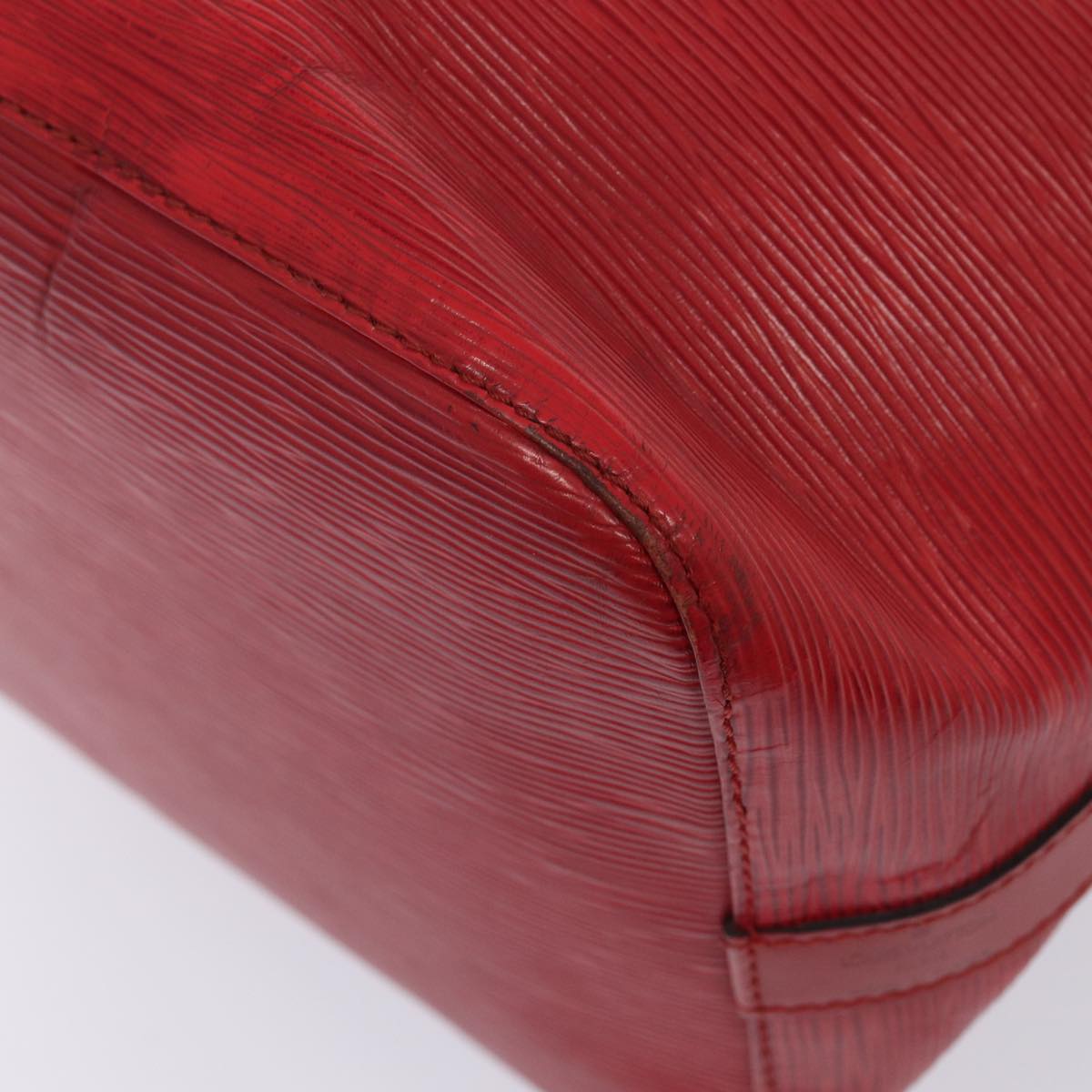 LOUIS VUITTON Epi Petit Noe Shoulder Bag Red M44107 LV Auth 86848