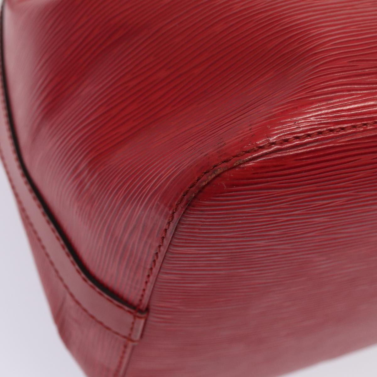 LOUIS VUITTON Epi Petit Noe Shoulder Bag Red M44107 LV Auth 86848