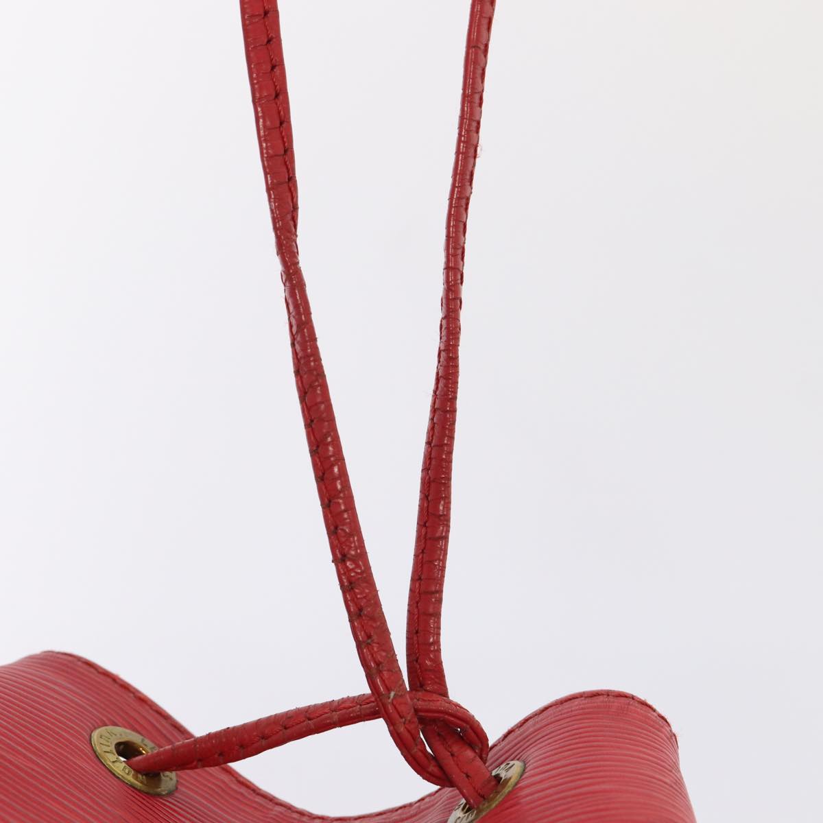 LOUIS VUITTON Epi Petit Noe Shoulder Bag Red M44107 LV Auth 86848