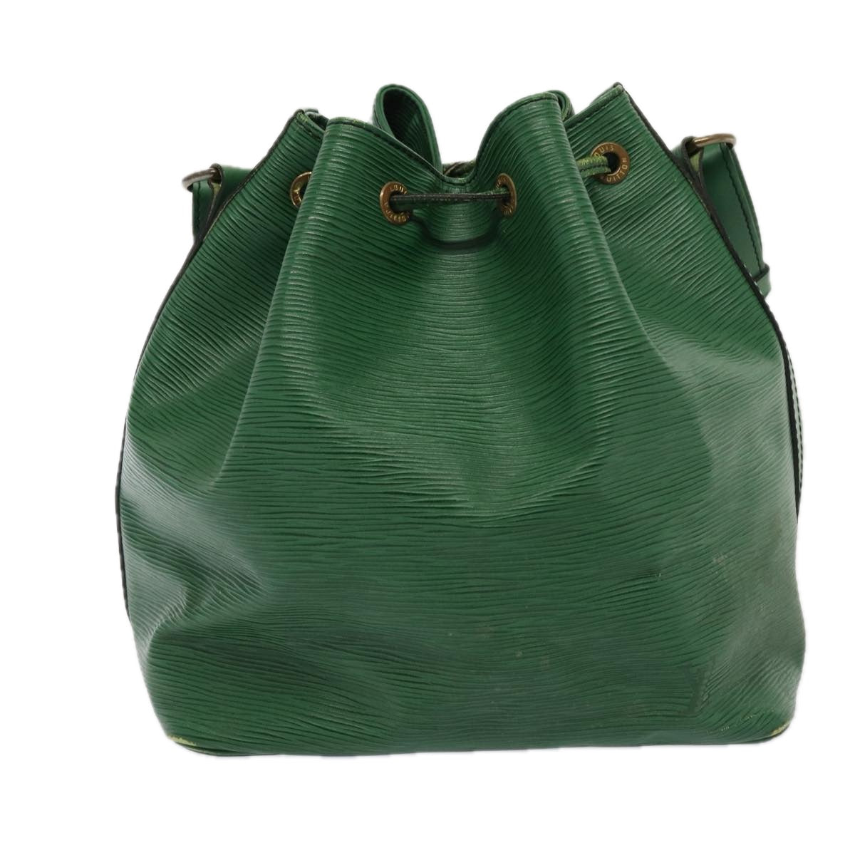 LOUIS VUITTON Epi Petit Noe Shoulder Bag Green M44102 LV Auth 86849