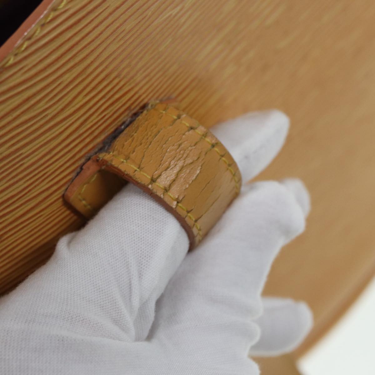 LOUIS VUITTON Epi Saint Jacques Shopping Shoulder Bag Yellow M52269 Auth 86856