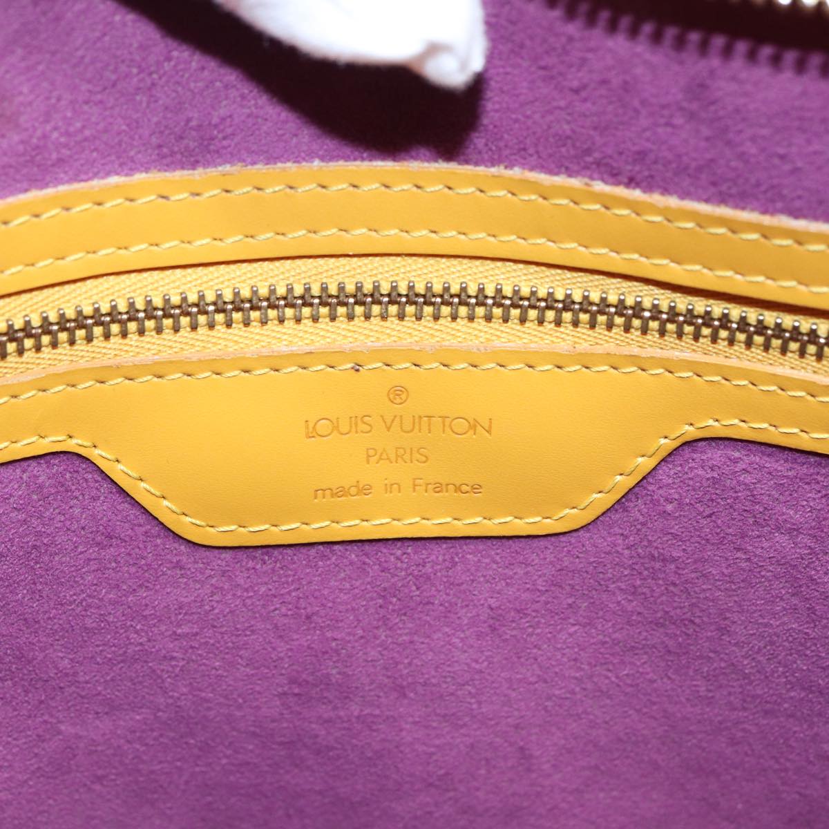 LOUIS VUITTON Epi Saint Jacques Shopping Shoulder Bag Yellow M52269 Auth 86856