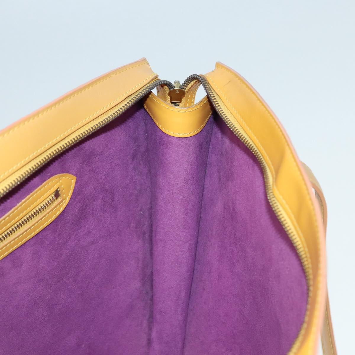 LOUIS VUITTON Epi Saint Jacques Shopping Shoulder Bag Yellow M52269 Auth 86856