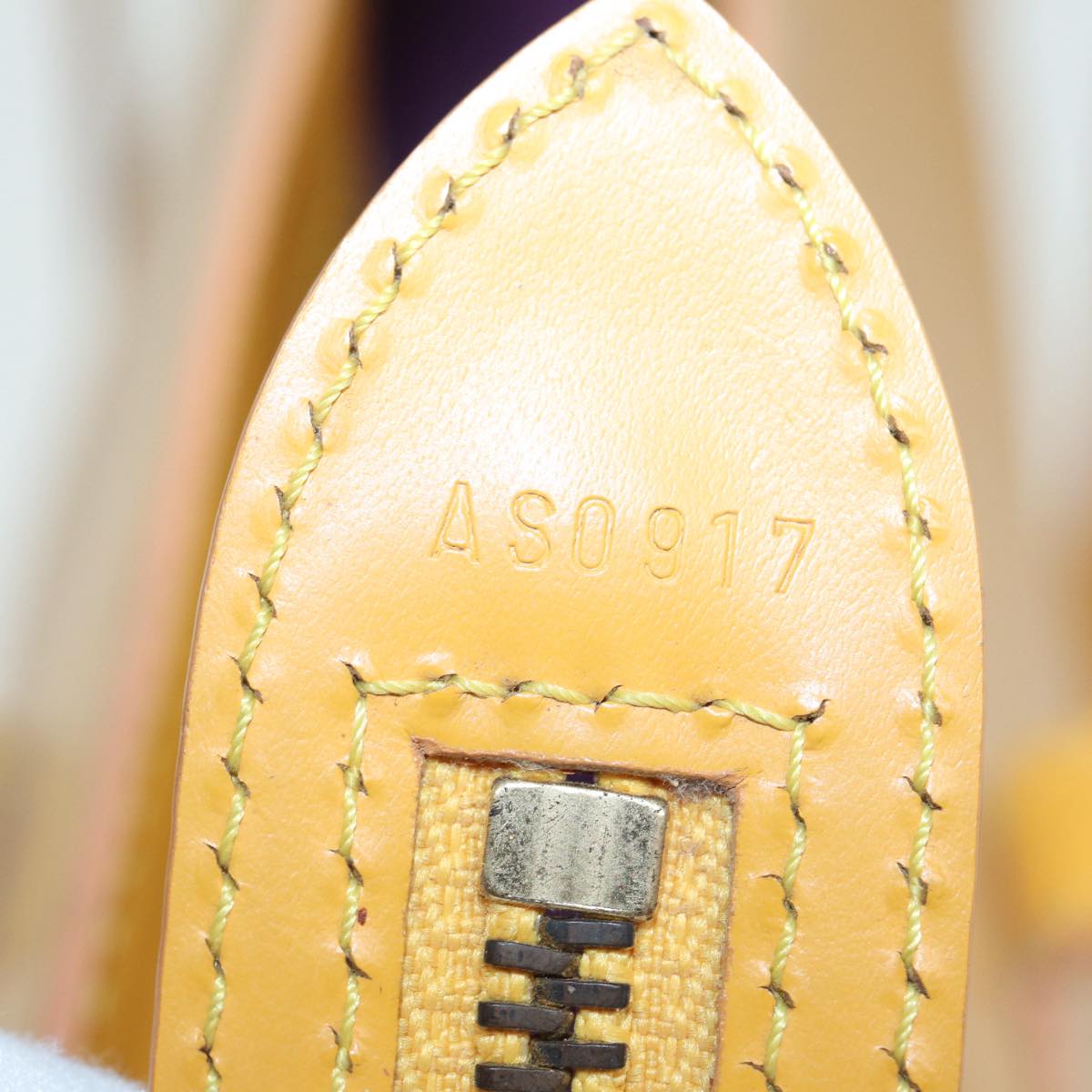 LOUIS VUITTON Epi Saint Jacques Shopping Shoulder Bag Yellow M52269 Auth 86856