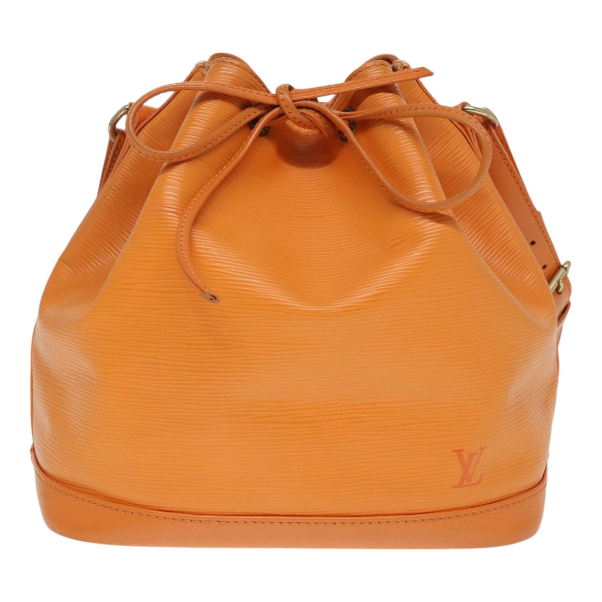LOUIS VUITTON Epi Petit Noe Shoulder Bag Orange Mandarin M5901H LV Auth 87364