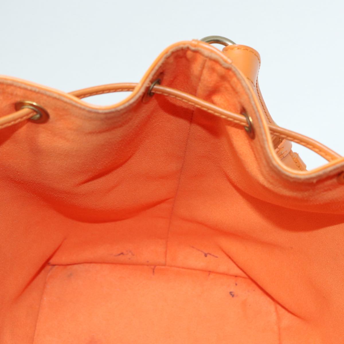 LOUIS VUITTON Epi Petit Noe Shoulder Bag Orange Mandarin M5901H LV Auth 87364