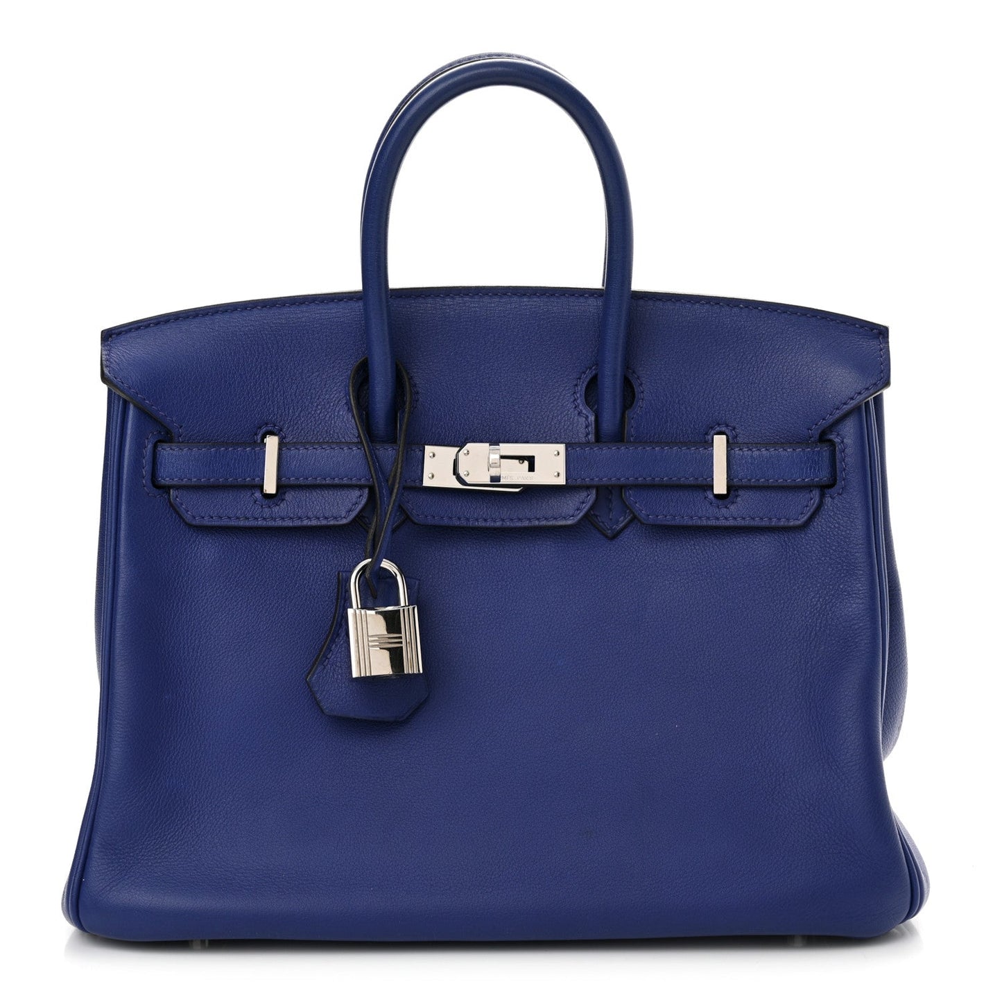 Hermes Swift Birkin 25 Bleu Electrique