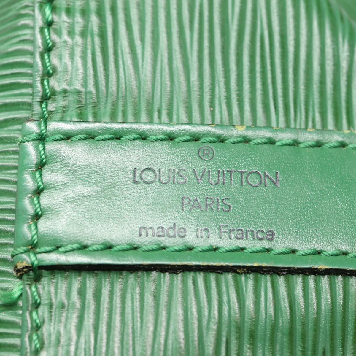 LOUIS VUITTON Epi Petit Noe Shoulder Bag Green M44102 LV Auth 87508