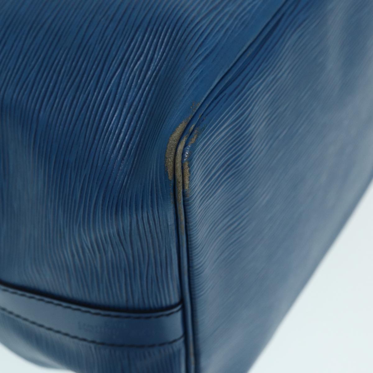 LOUIS VUITTON Epi Petit Noe Shoulder Bag Blue M44105 LV Auth 87509