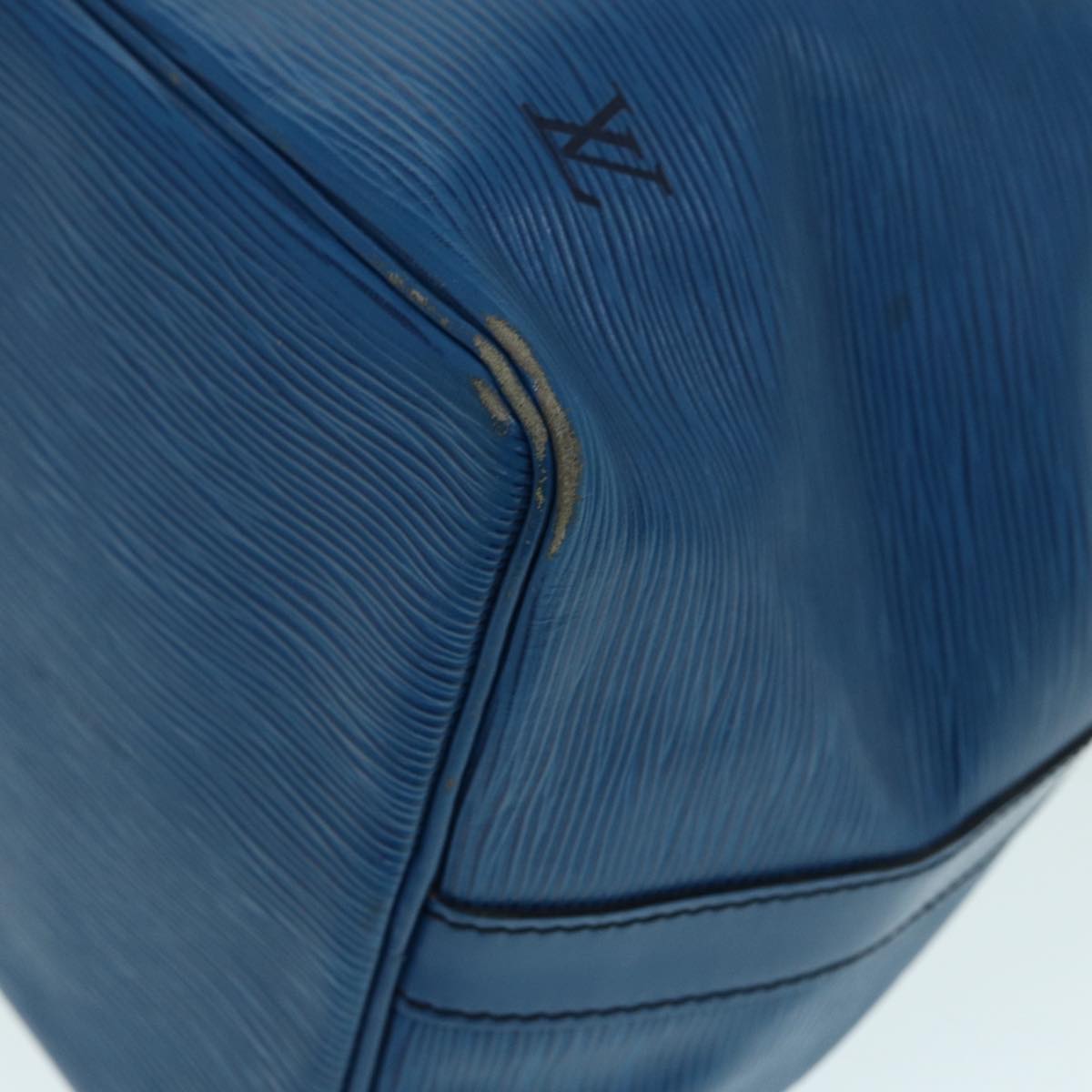 LOUIS VUITTON Epi Petit Noe Shoulder Bag Blue M44105 LV Auth 87509