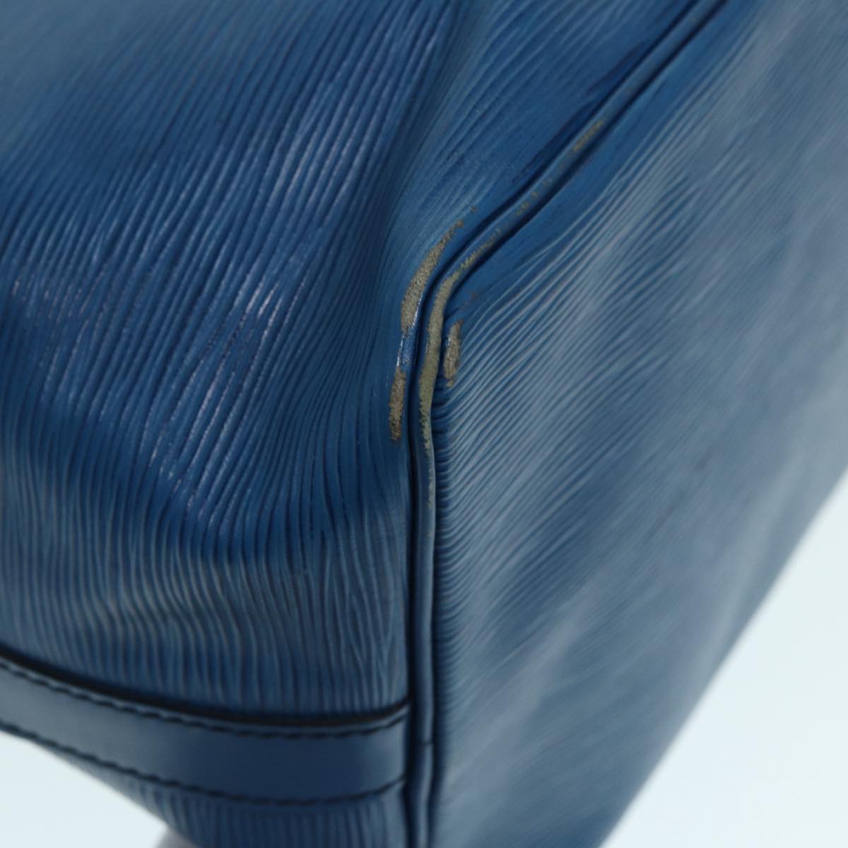 LOUIS VUITTON Epi Petit Noe Shoulder Bag Blue M44105 LV Auth 87509