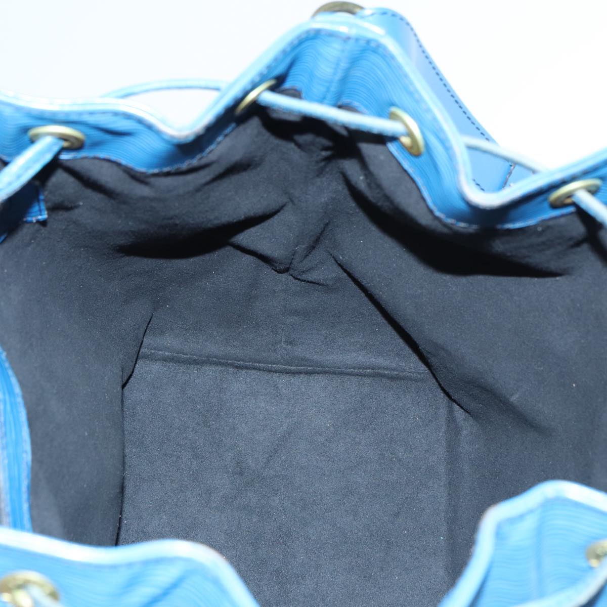 LOUIS VUITTON Epi Petit Noe Shoulder Bag Blue M44105 LV Auth 87509