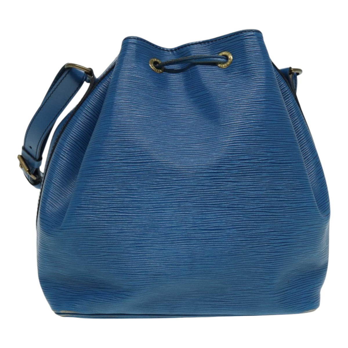 LOUIS VUITTON Epi Petit Noe Shoulder Bag Blue M44105 LV Auth 87509