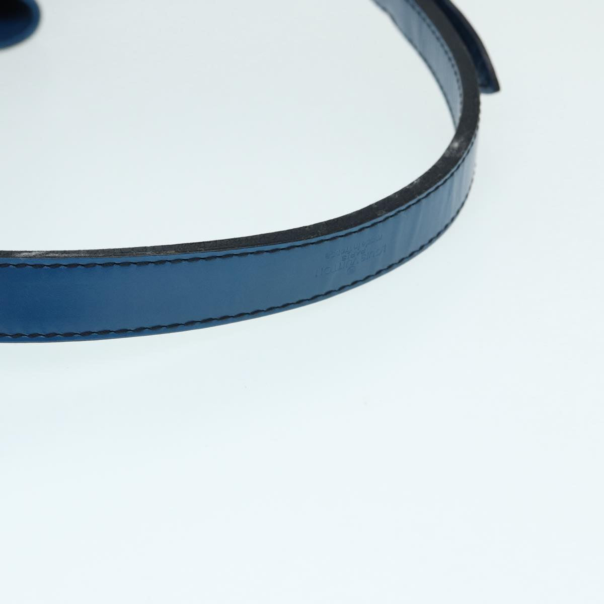 LOUIS VUITTON Epi Petit Noe Shoulder Bag Blue M44105 LV Auth 87509