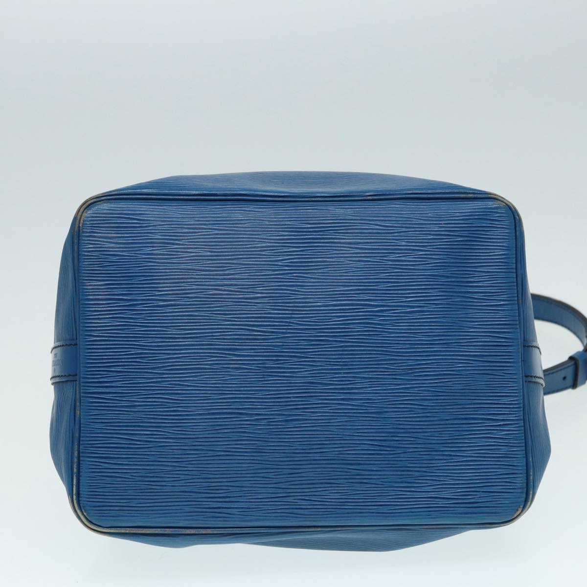 LOUIS VUITTON Epi Petit Noe Shoulder Bag Blue M44105 LV Auth 87509