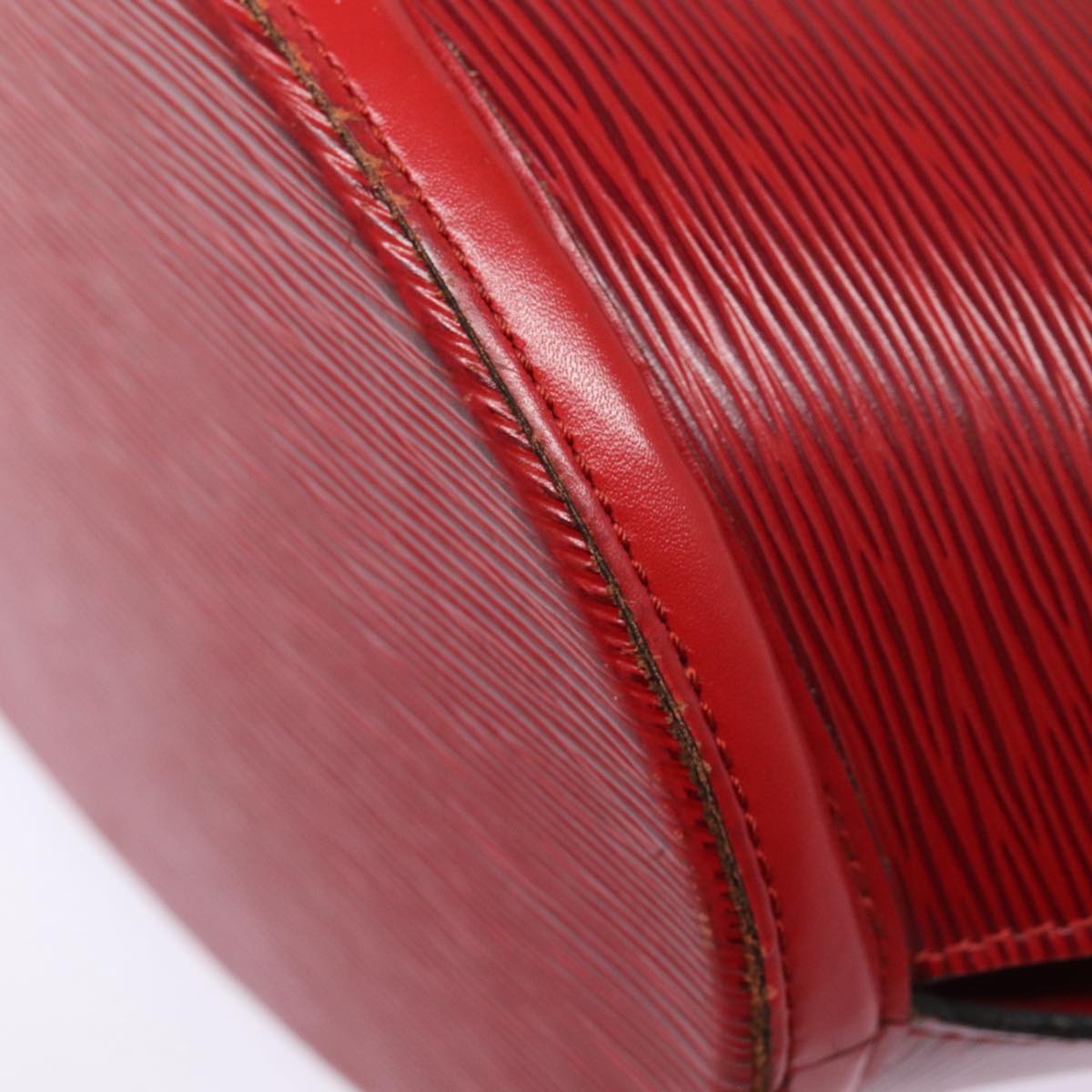 LOUIS VUITTON Epi Saint Jacques Shopping Shoulder Bag Red M52277 LV Auth 87512