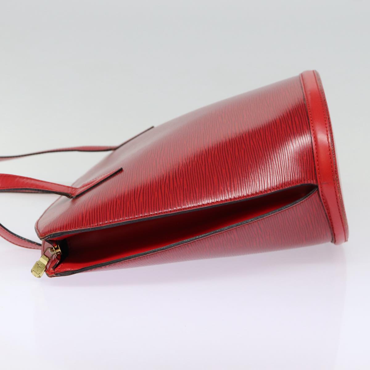 LOUIS VUITTON Epi Saint Jacques Shopping Shoulder Bag Red M52277 LV Auth 87512