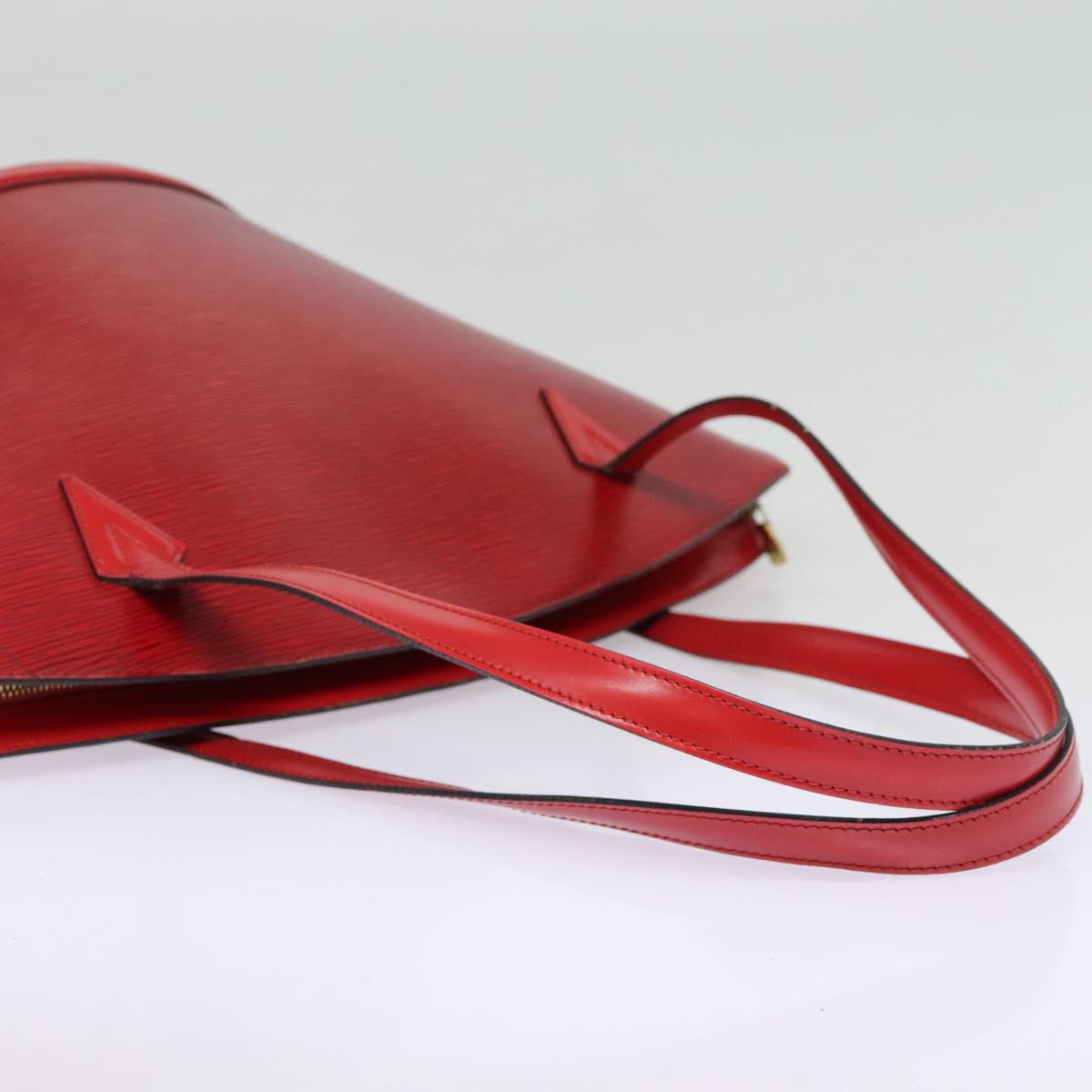 LOUIS VUITTON Epi Saint Jacques Shopping Shoulder Bag Red M52277 LV Auth 87512