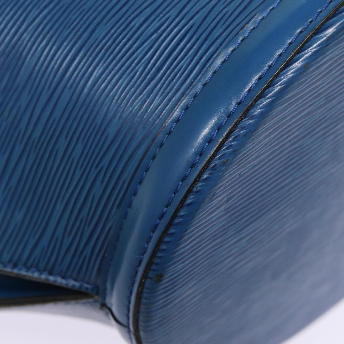 LOUIS VUITTON Epi Saint Jacques Shopping Shoulder Bag Blue M52275 LV Auth 87513