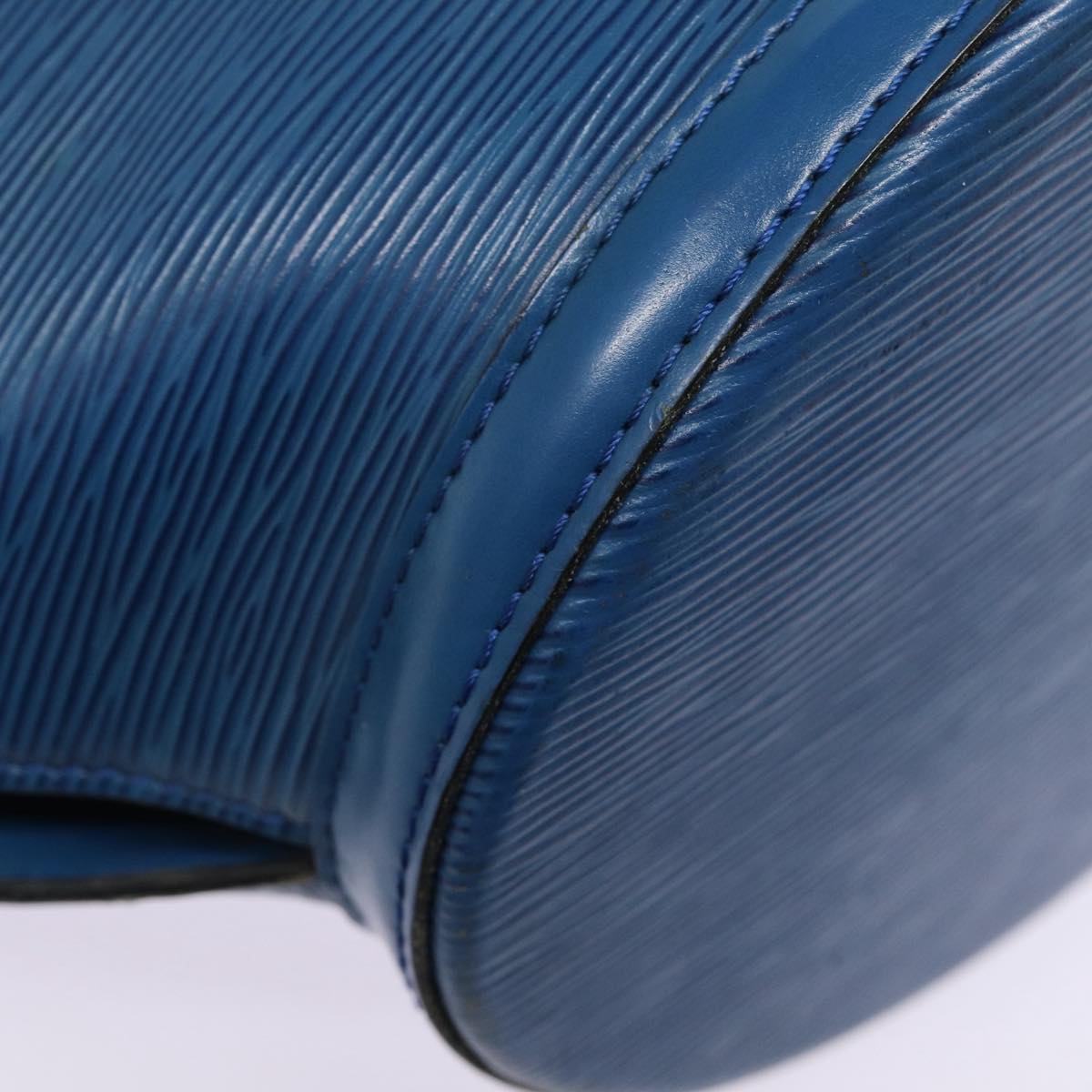 LOUIS VUITTON Epi Saint Jacques Shopping Shoulder Bag Blue M52275 LV Auth 87513