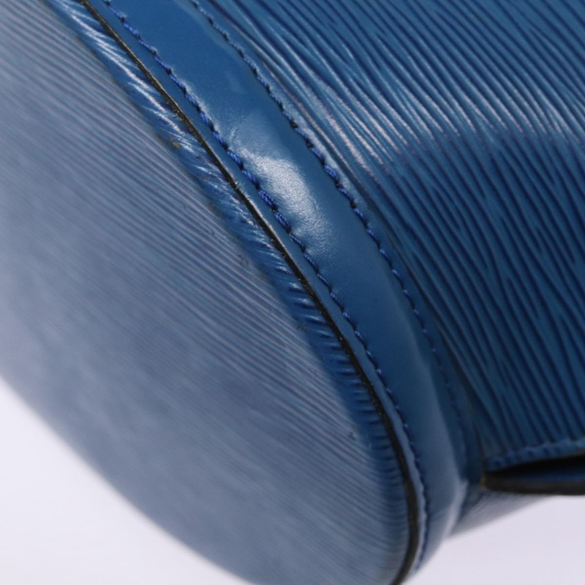 LOUIS VUITTON Epi Saint Jacques Shopping Shoulder Bag Blue M52275 LV Auth 87513